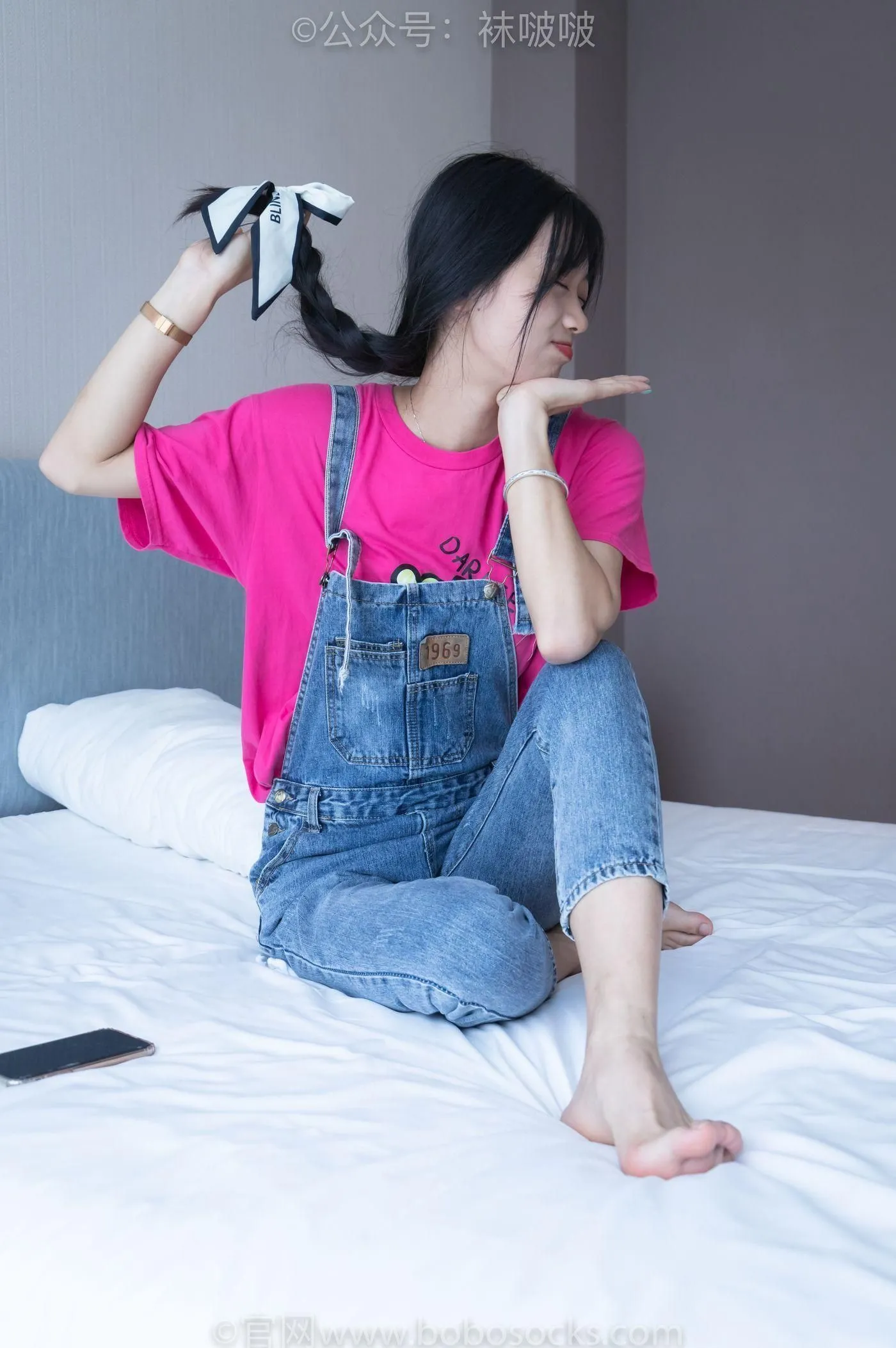 [BoBoSocks袜啵啵]NO.024 涵涵-板鞋、白棉袜、裸足 [134P]插图